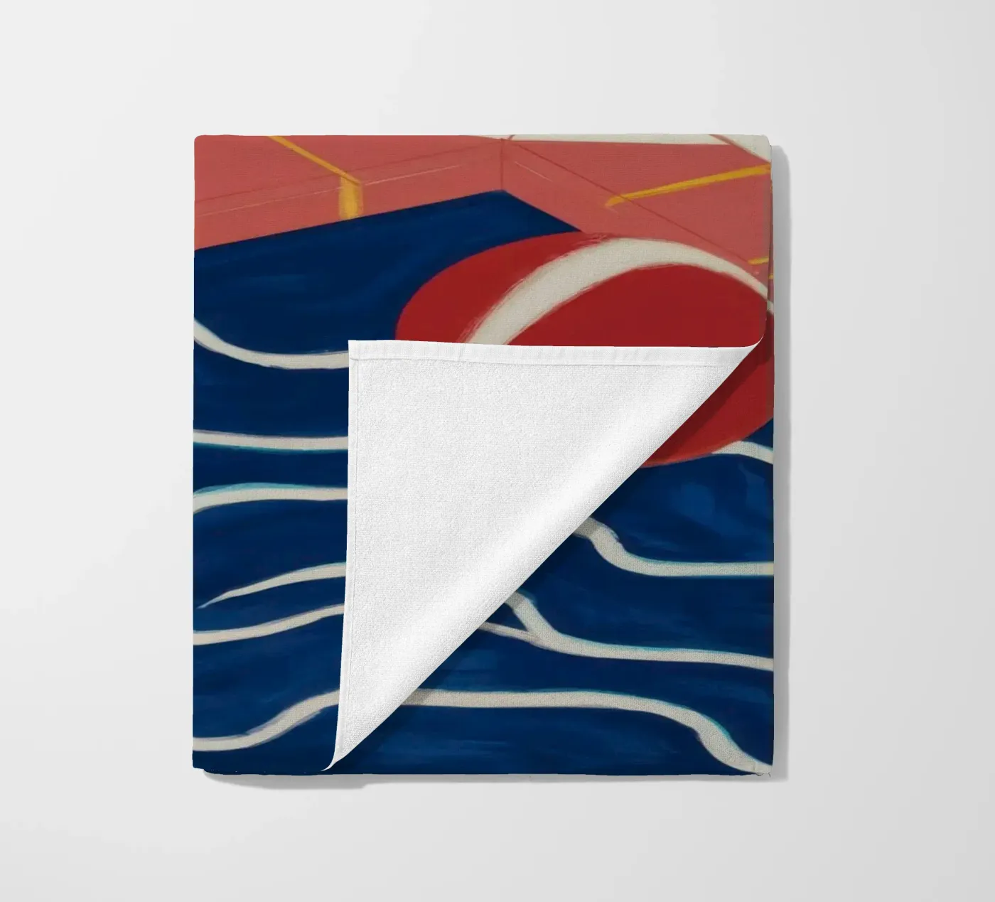 Emerald Pool Reflection beach towel by Dream Gesso