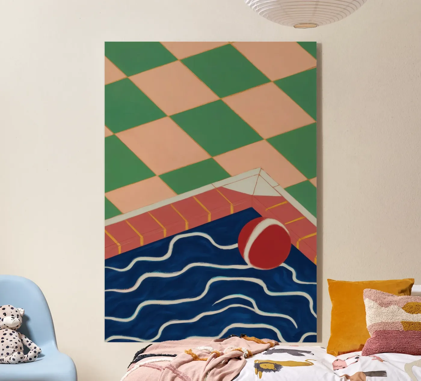 Emerald Pool Reflection acryl van Dream Gesso