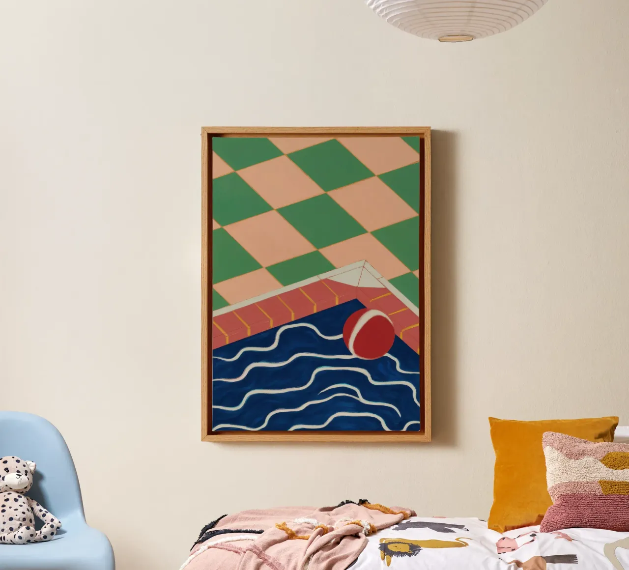 Emerald Pool Reflection tela da Dream Gesso