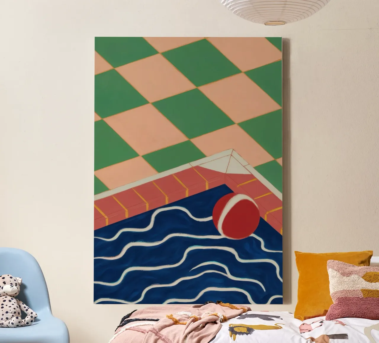 Emerald Pool Reflection tela da Dream Gesso