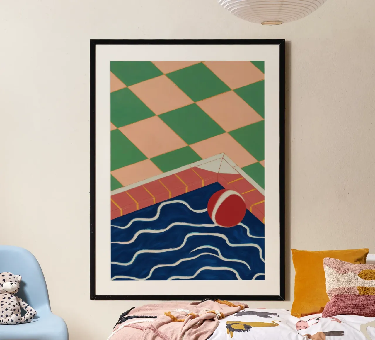 Emerald Pool Reflection poster by Dream Gesso