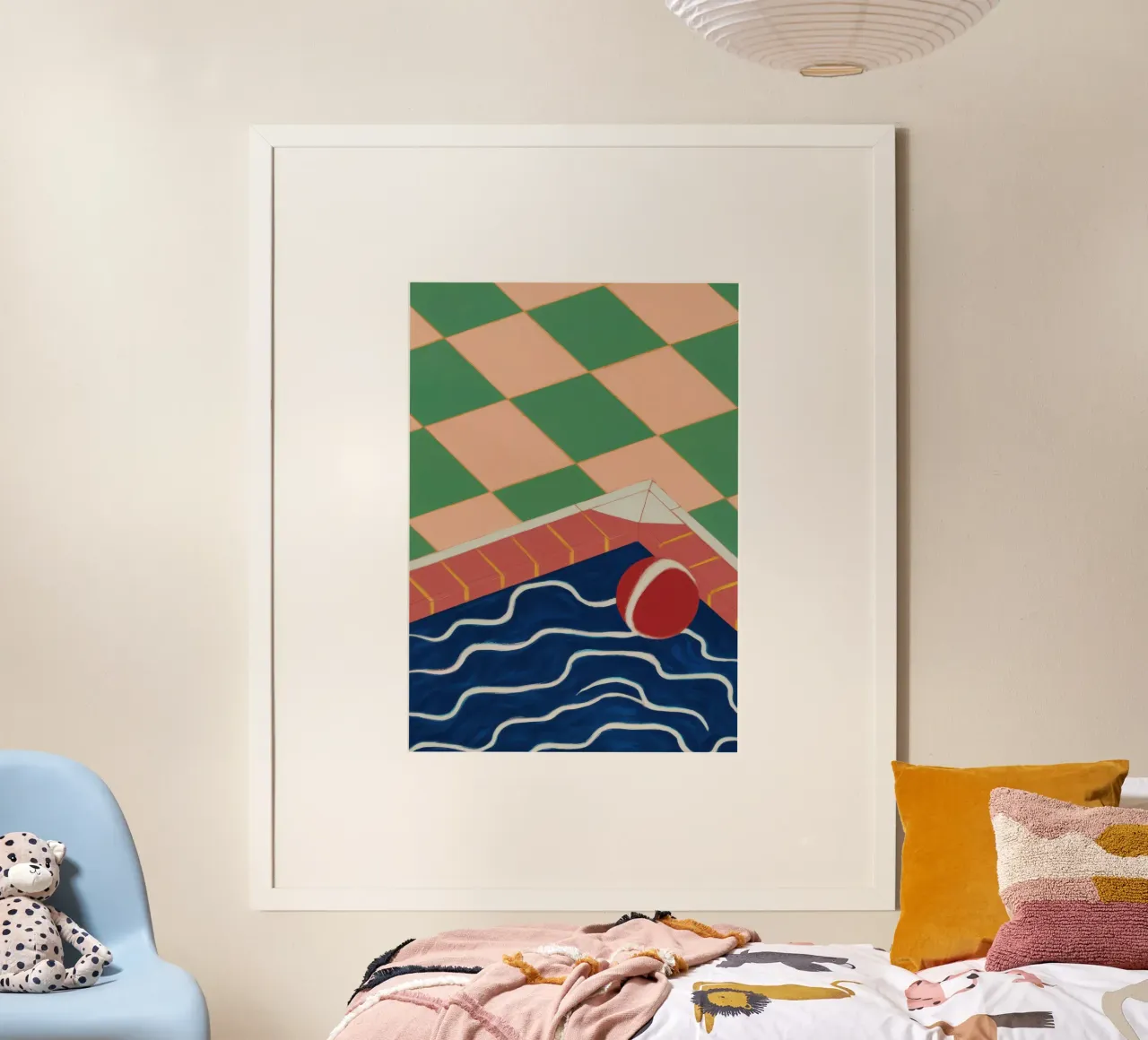 Emerald Pool Reflection poster by Dream Gesso