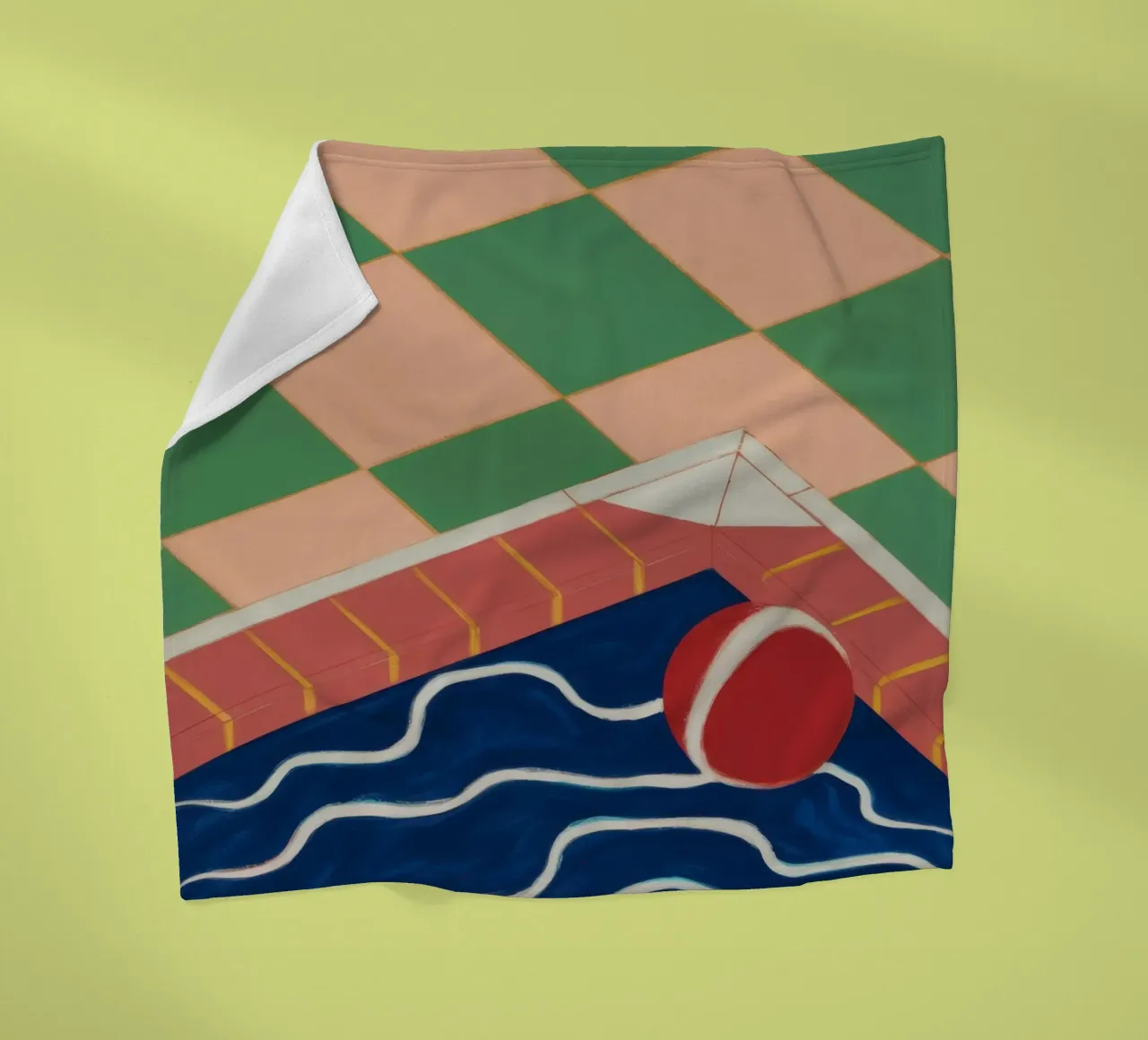 Emerald Pool Reflection Fleecedecke von Dream Gesso