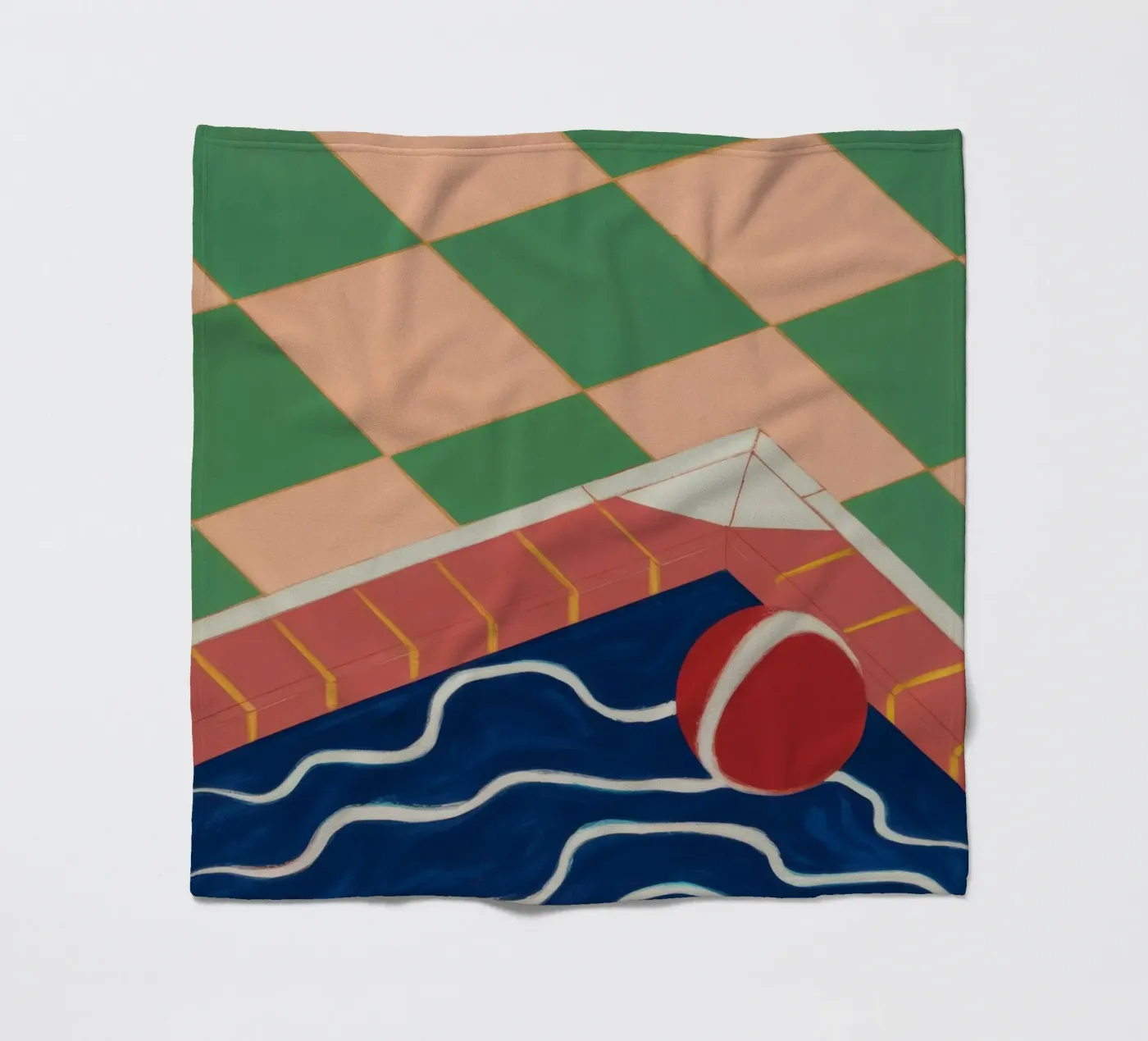 Riflesso della piscina di smeraldo coperta in pile da Dream Gesso