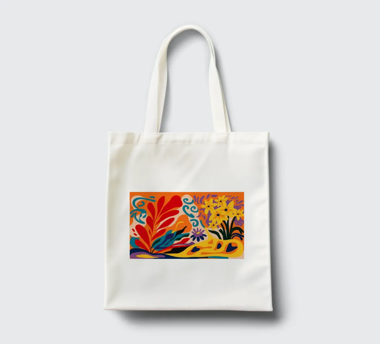 Fiesta Floral Frenzy tote bag by Rain Balance