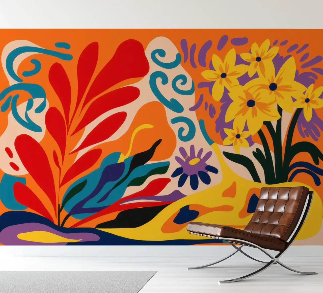 Fiesta Floral Frenzy photo wallpaper by Rain Balance