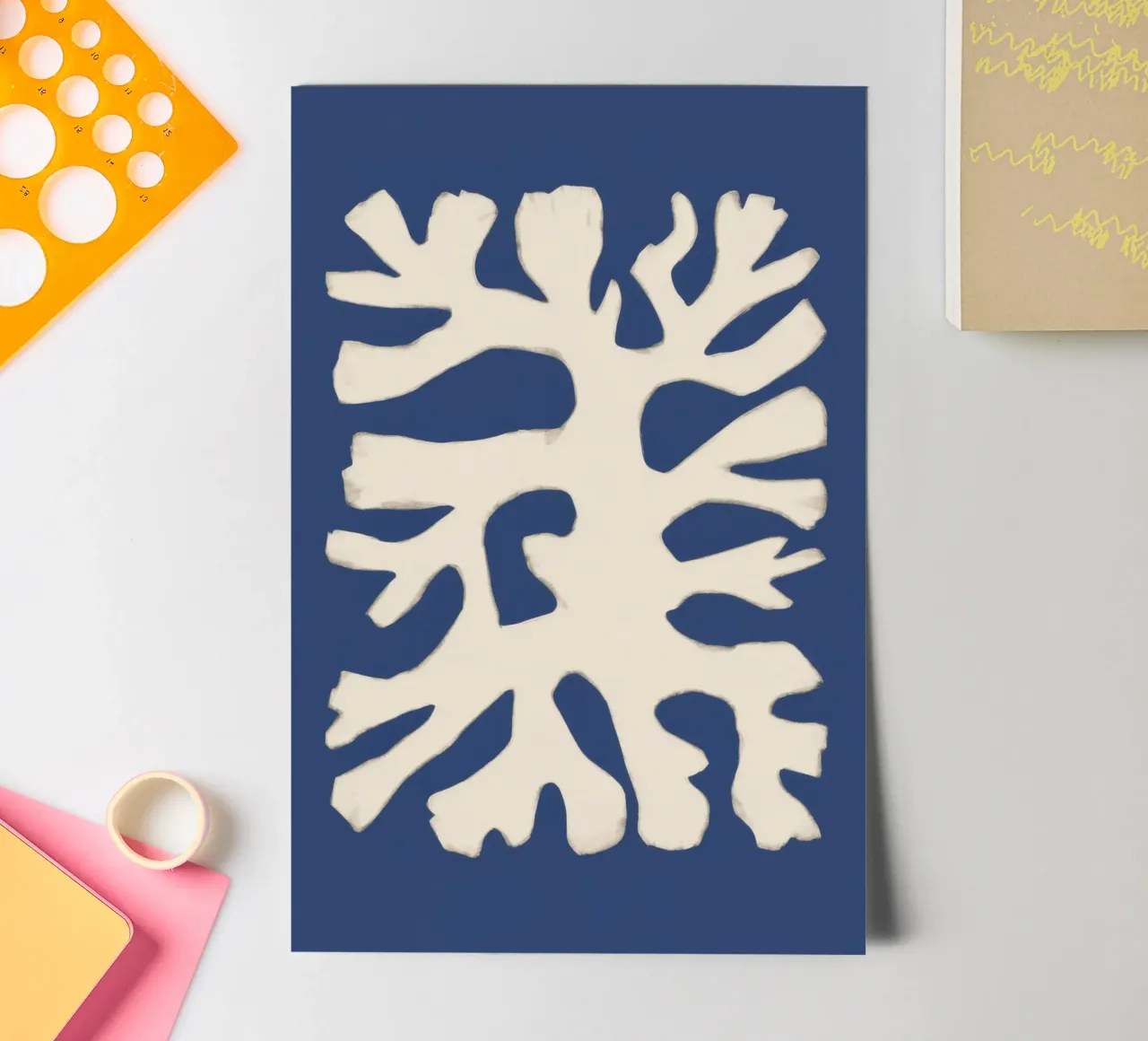 Blue Seaweed Dance sticker sheet by Mythy Brush