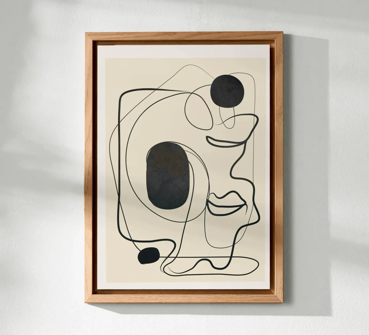 Abstract Line Art VIII alluminio dibond da Nadjaa