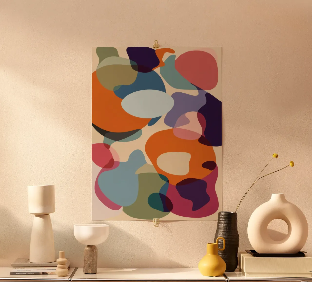 Overlapping Color Dreams hahnemühle by Flock Reverie