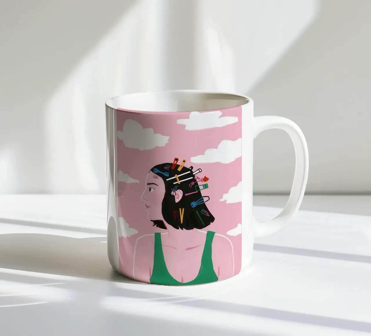 Pastel Profile Bloom tazza in ceramica da Monuments Fire