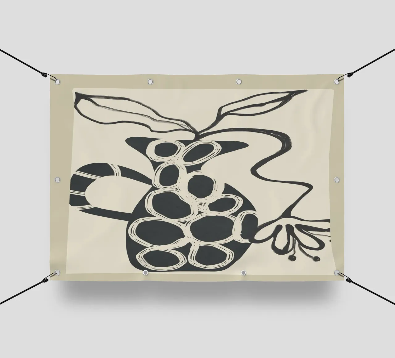 Abstract Botany 2 telo in pvc da Nadjaa