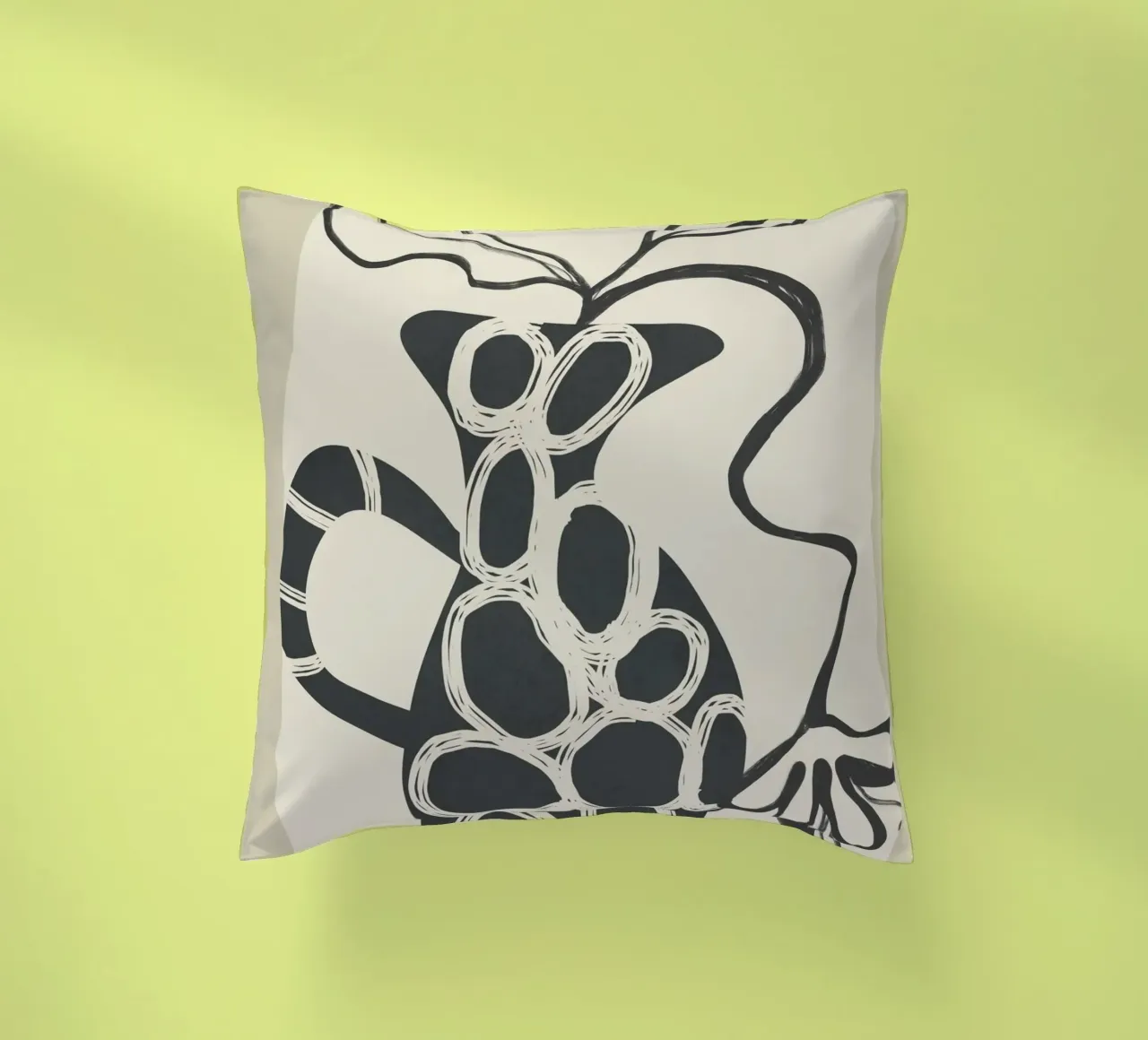 Abstract Botany 2 cuscino da Nadjaa