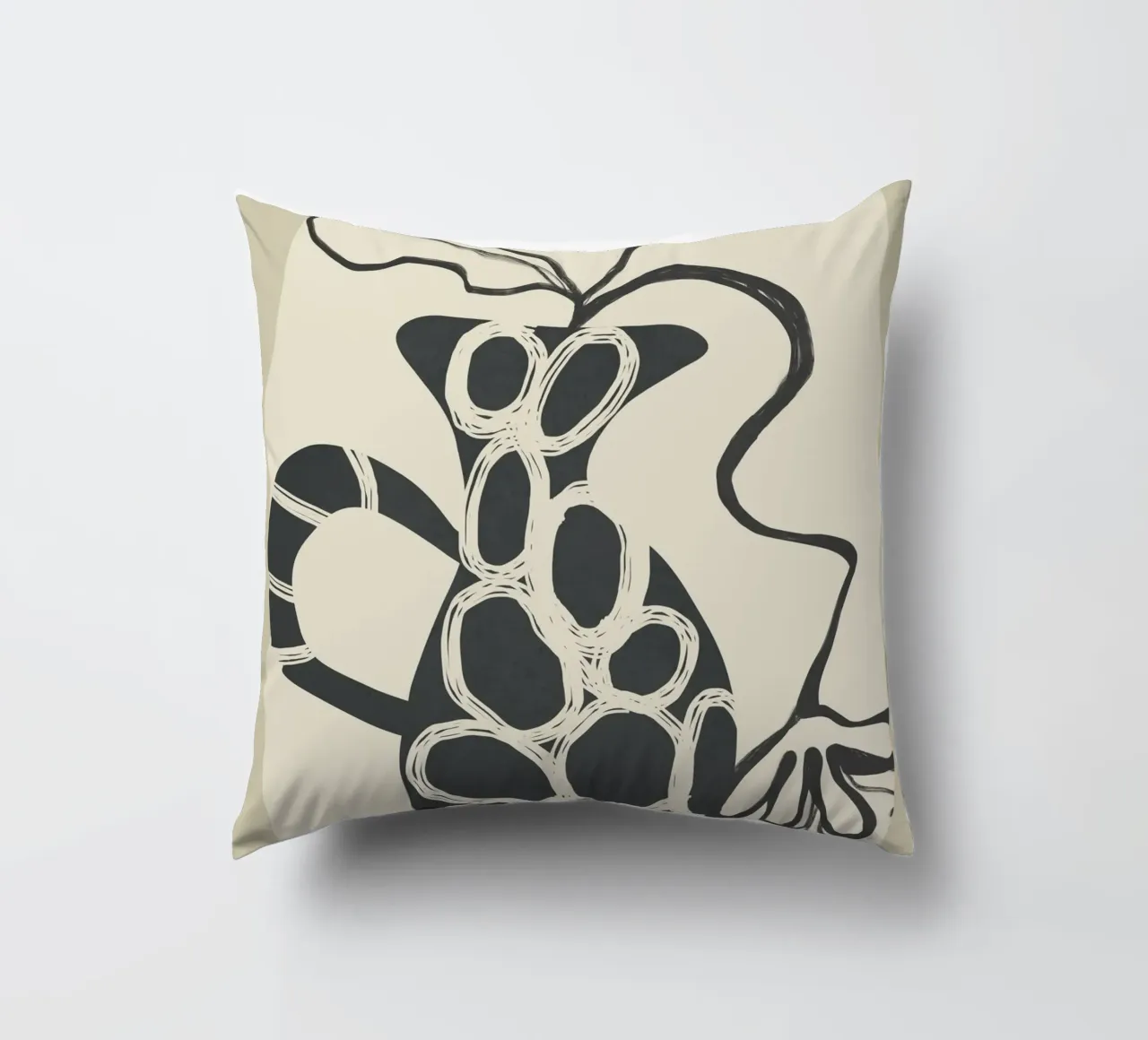 Abstract Botany 2 cuscino da Nadjaa