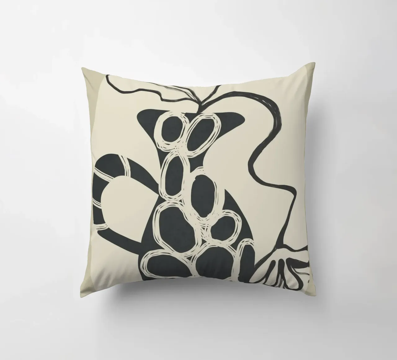 Abstract Botany 2 cuscino da Nadjaa