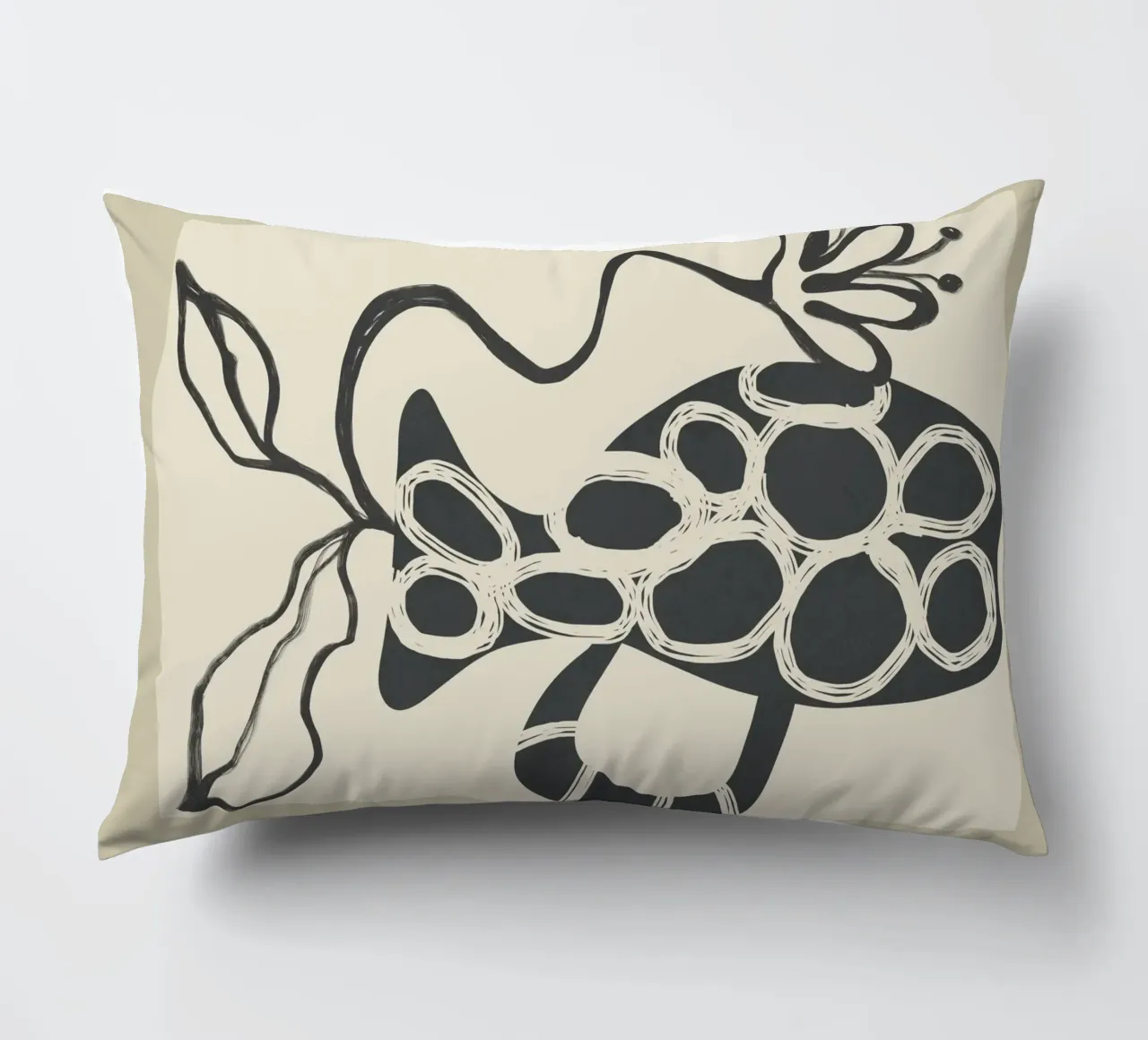 Abstract Botany 2 cuscino da Nadjaa