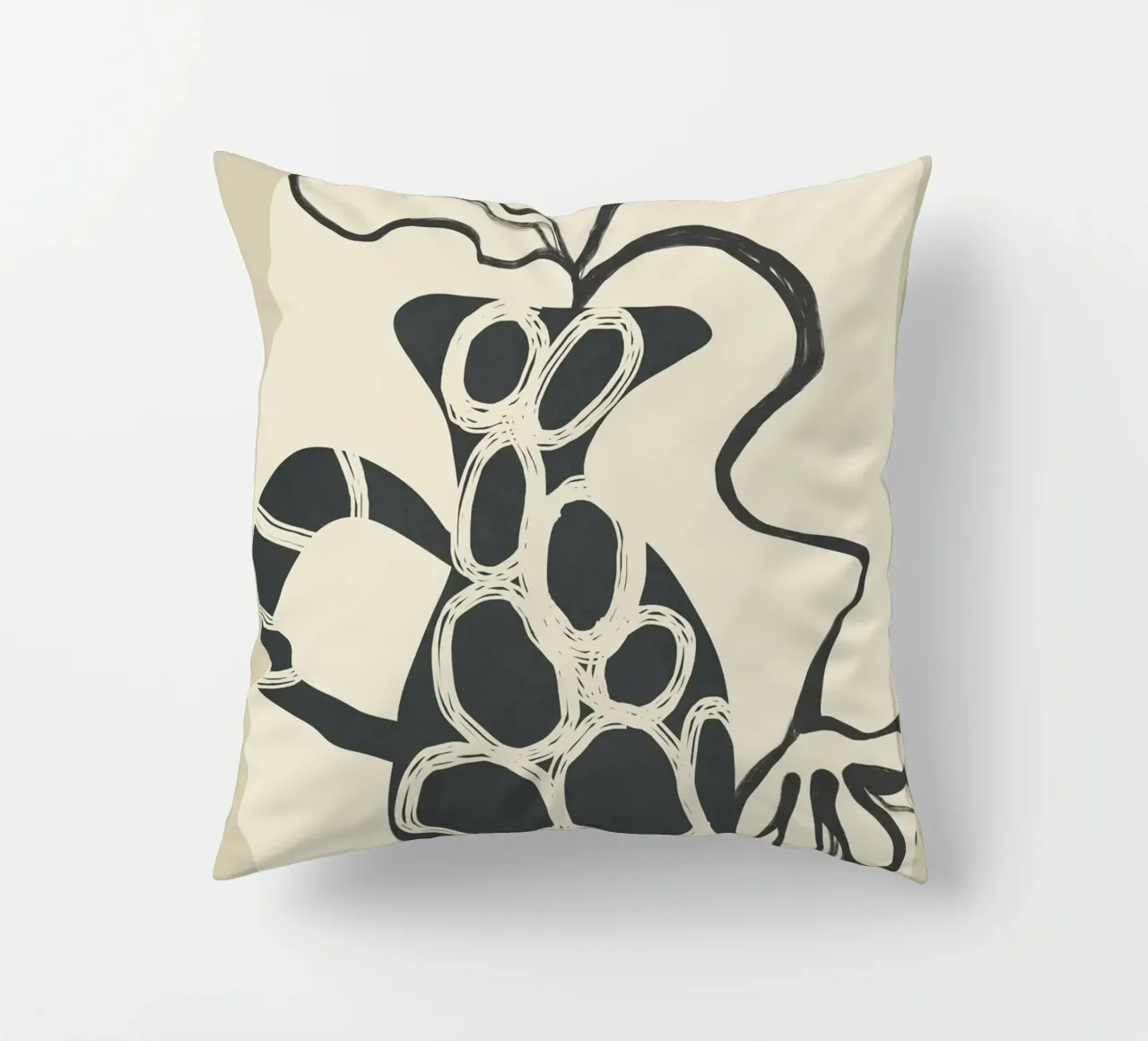 Abstract Botany 2 cuscino da Nadjaa