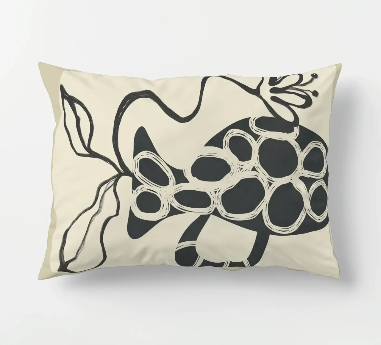 Abstract Botany 2 cuscino da Nadjaa