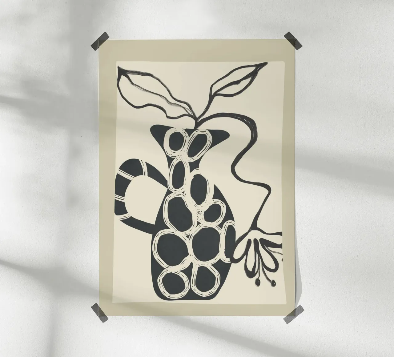 Abstract Botany 2 carta hahnemühle da Nadjaa