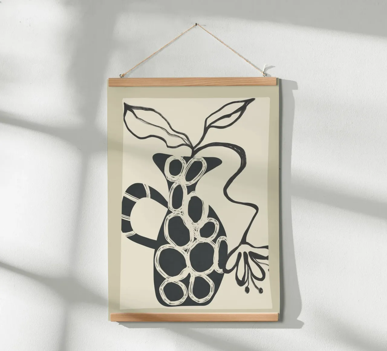 Abstract Botany 2 carta hahnemühle da Nadjaa