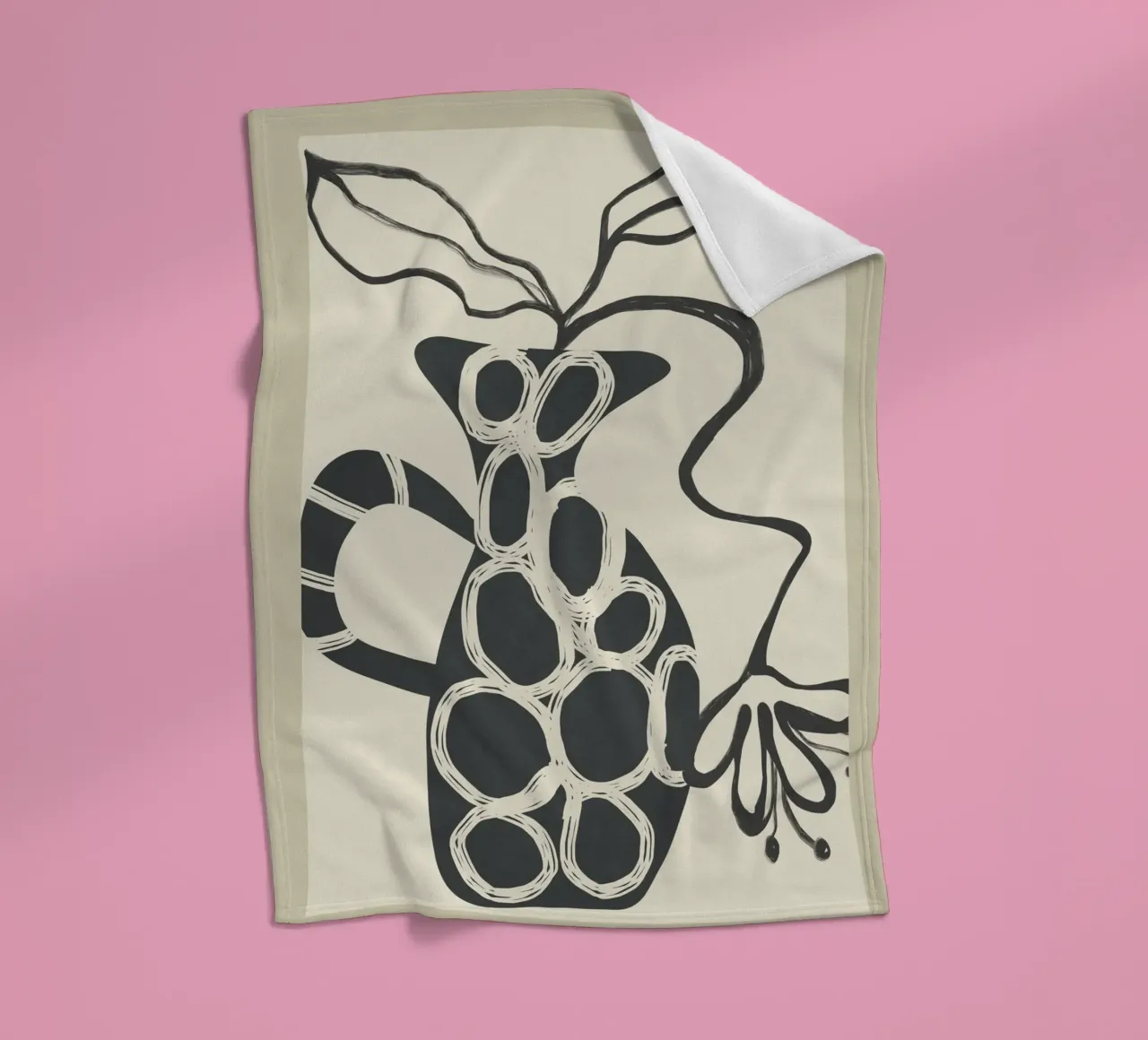 Abstract Botany 2 coperta in pile da Nadjaa