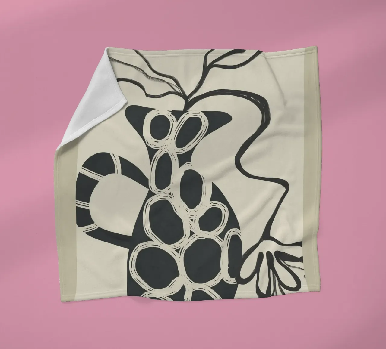 Abstract Botany 2 coperta in pile da Nadjaa