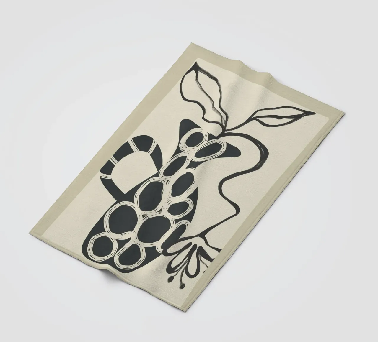 Abstract Botany 2 coperta in pile da Nadjaa