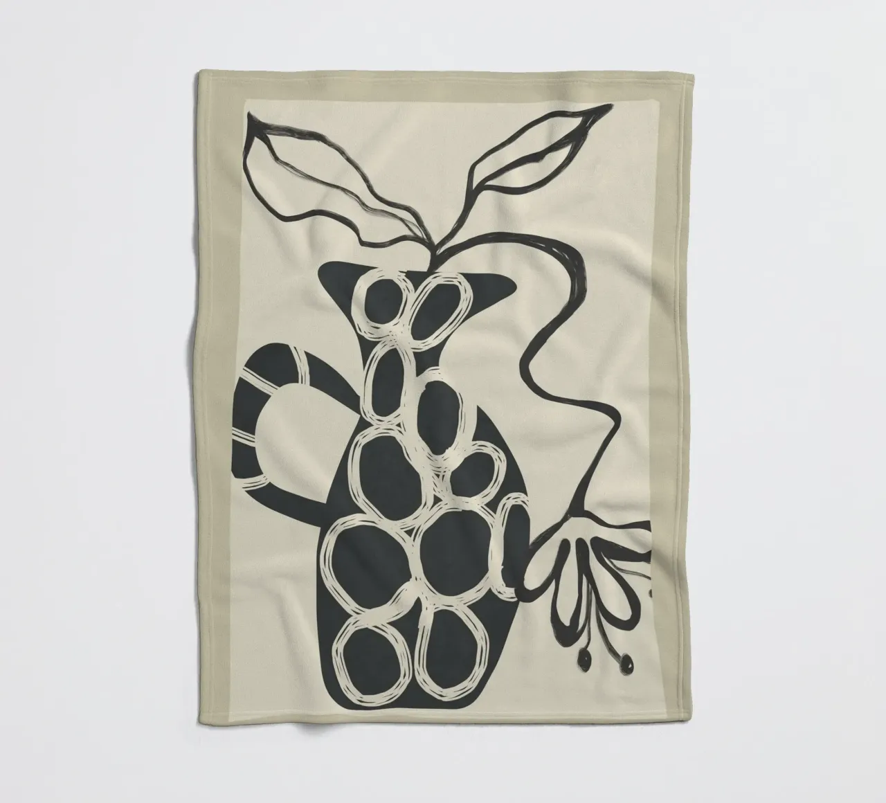 Abstract Botany 2 coperta in pile da Nadjaa