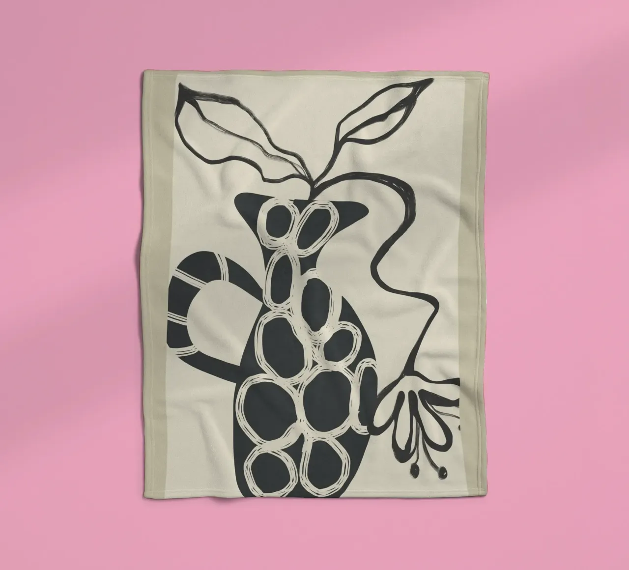 Abstract Botany 2 coperta in pile da Nadjaa