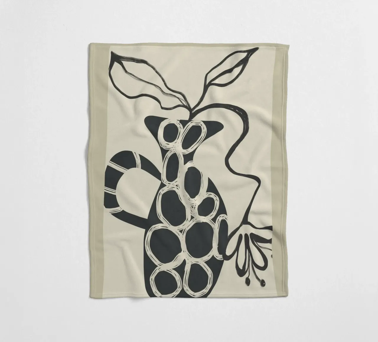 Abstract Botany 2 coperta in pile da Nadjaa