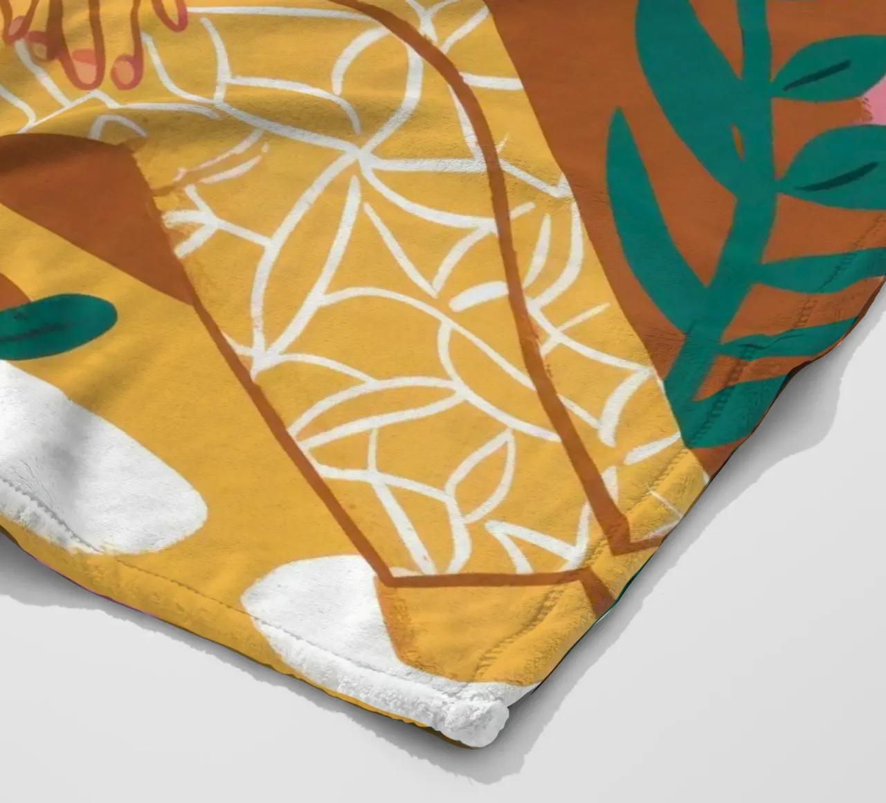 Poolside Feline Repose fleece blanket by Reds Jays