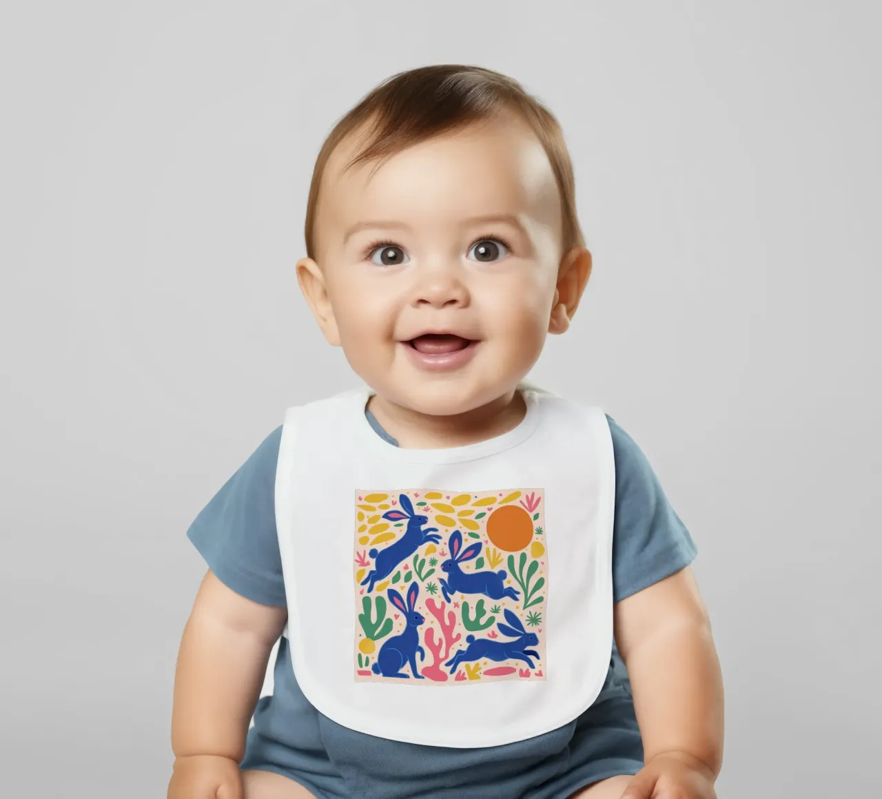 Danza del coniglio di mezzanotte bavaglino da Ink Pulse