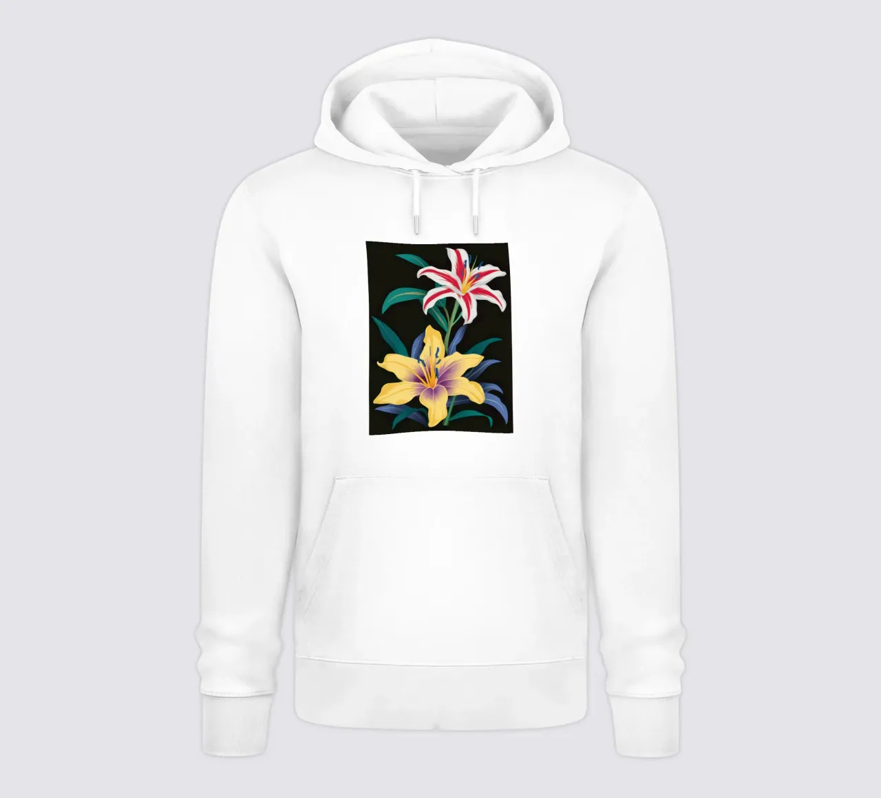 Giglio Stargazer Noir felpa con cappuccio da Flock Reverie