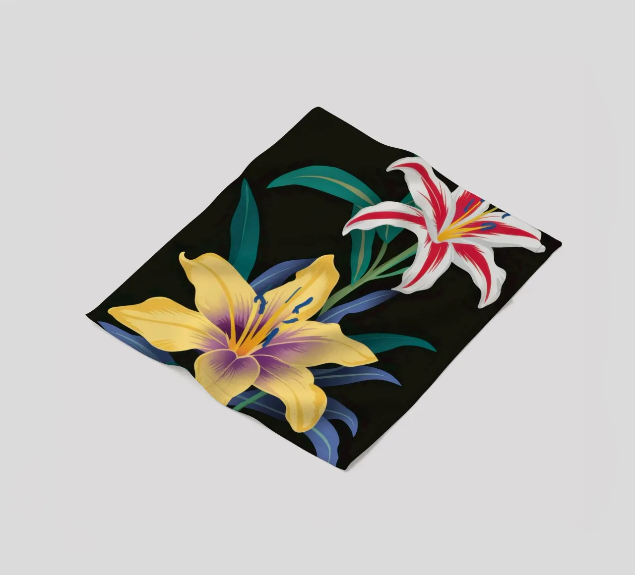 Giglio Stargazer Noir coperta in pile da Flock Reverie