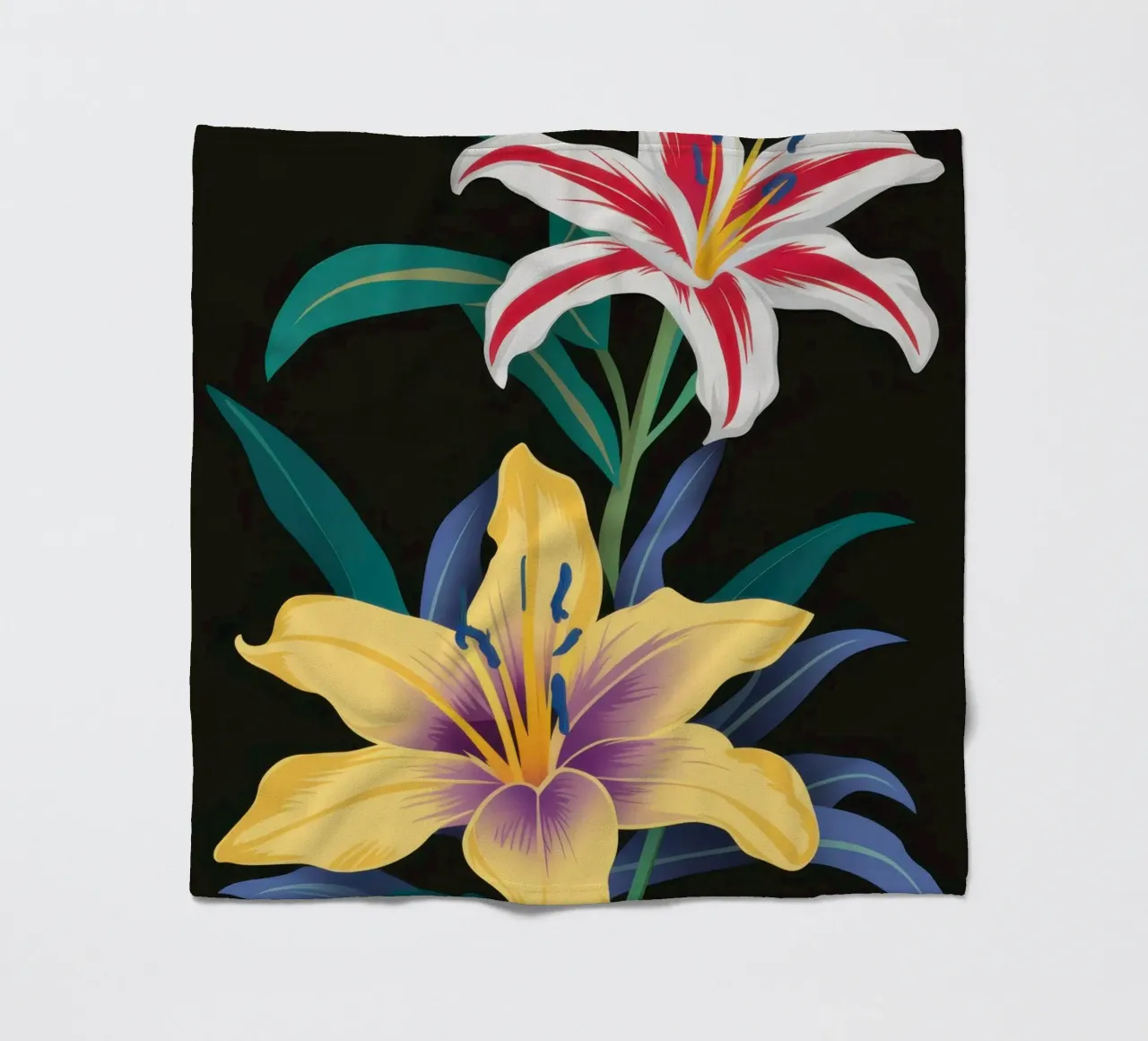 Giglio Stargazer Noir coperta in pile da Flock Reverie