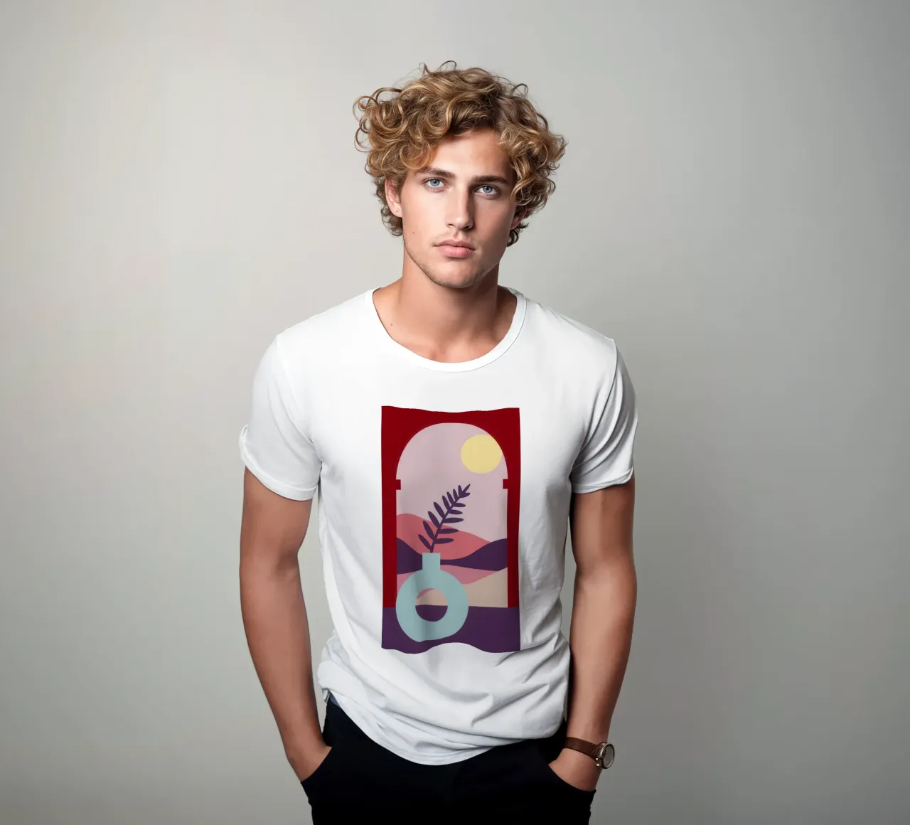 Santuario attraverso l'arco t-shirt da Mythy Brush