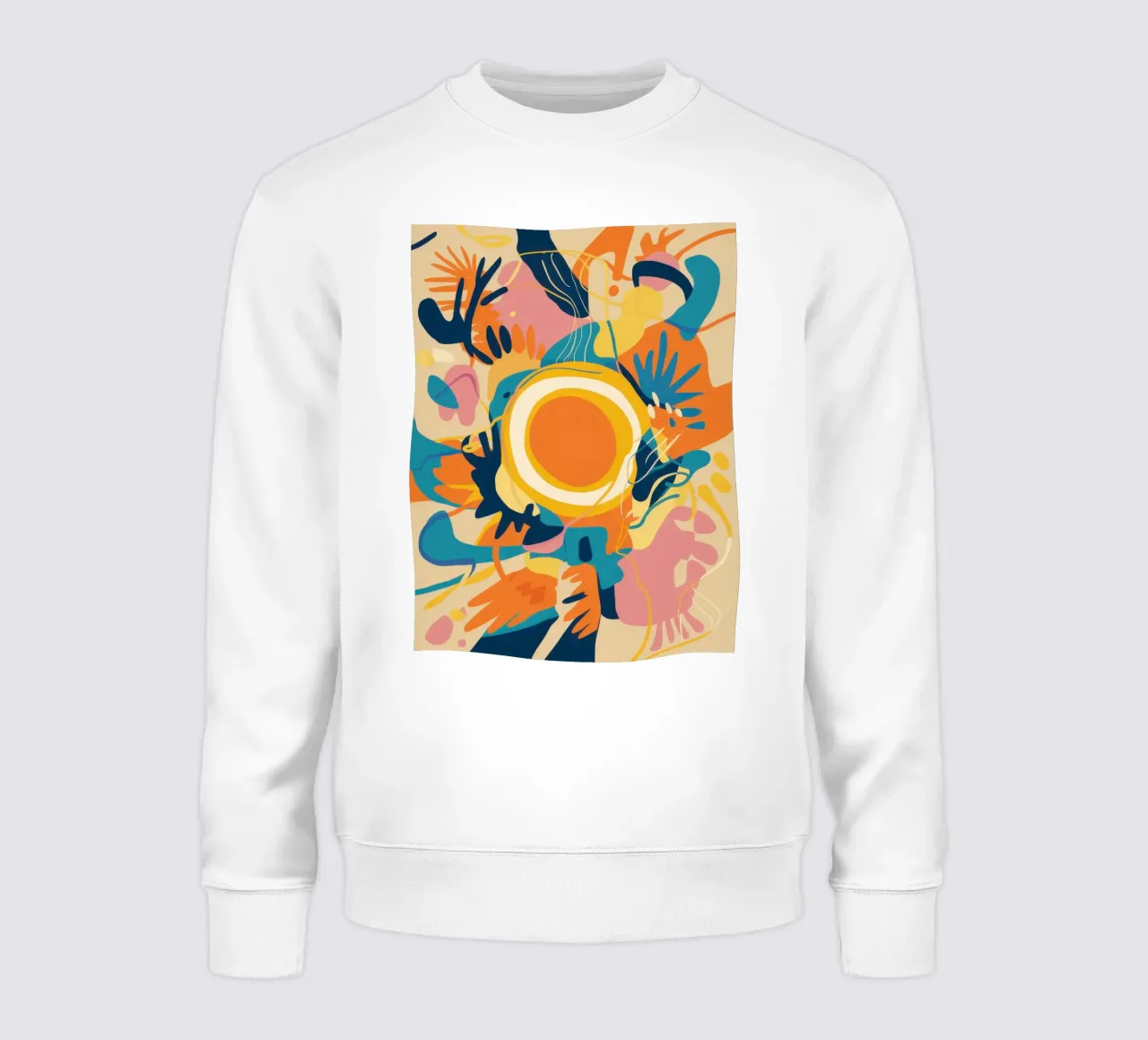 Abstract Java Jive sweatshirt by Mythy Brush