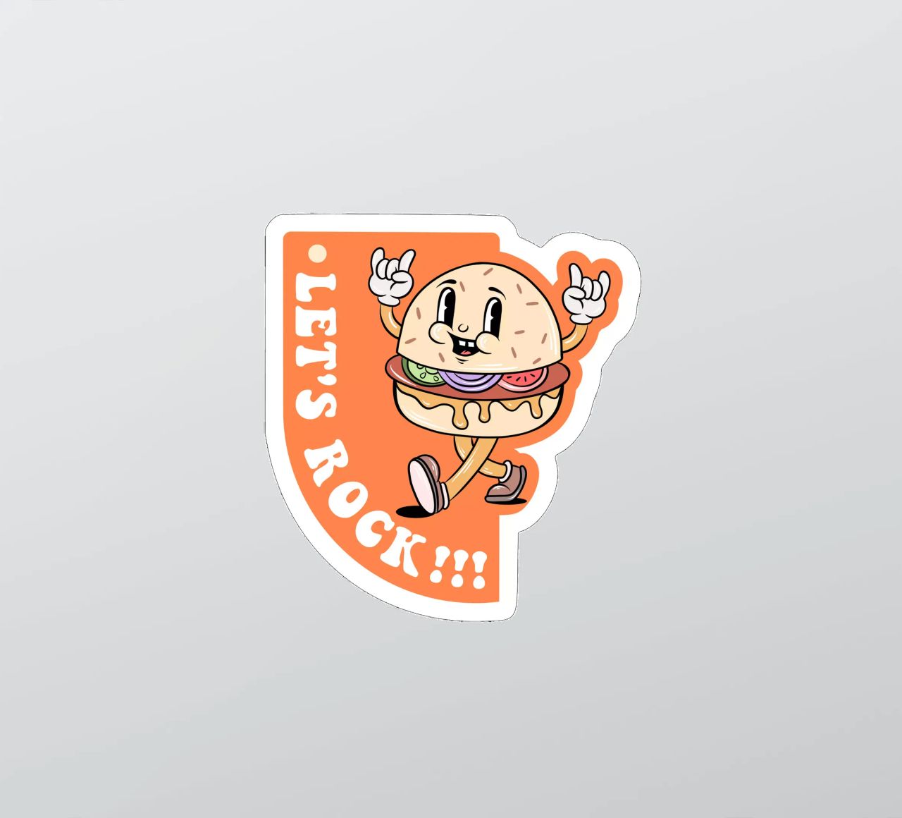 Let's Rock sticker by Sticker King