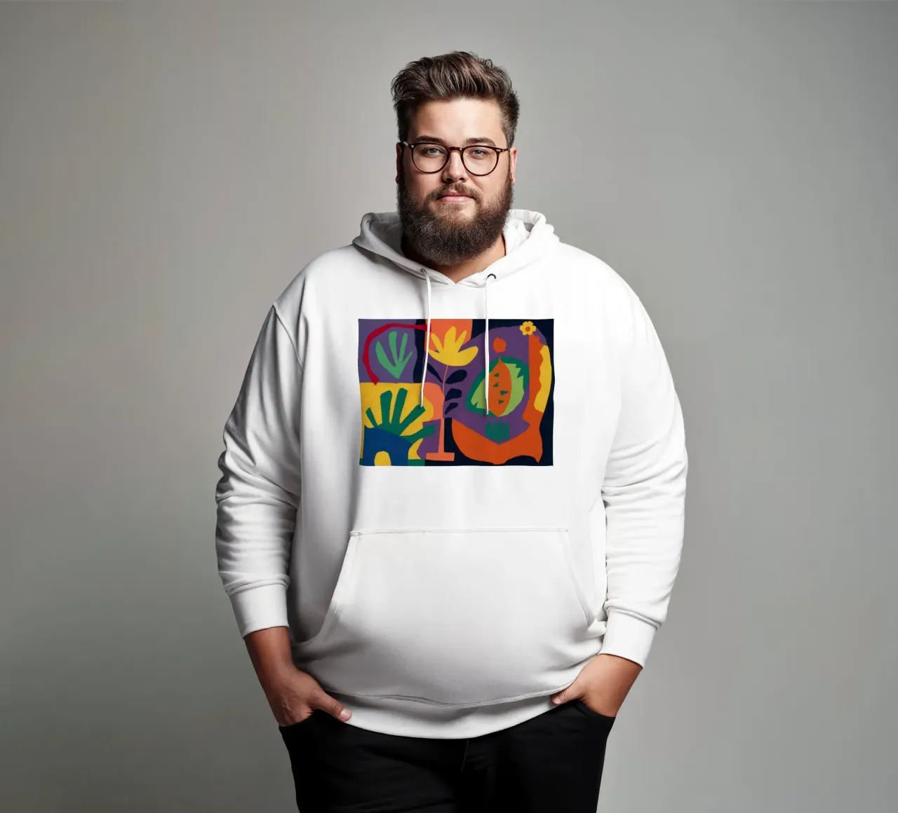 Cubist's Playful Table hoodie by Rain Balance