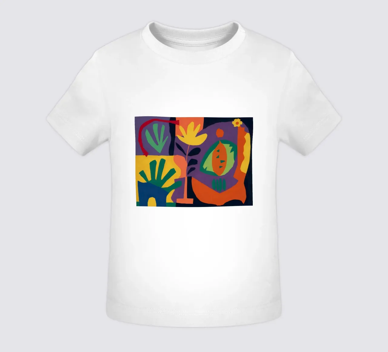Cubist's Playful Table baby t-shirt by Rain Balance
