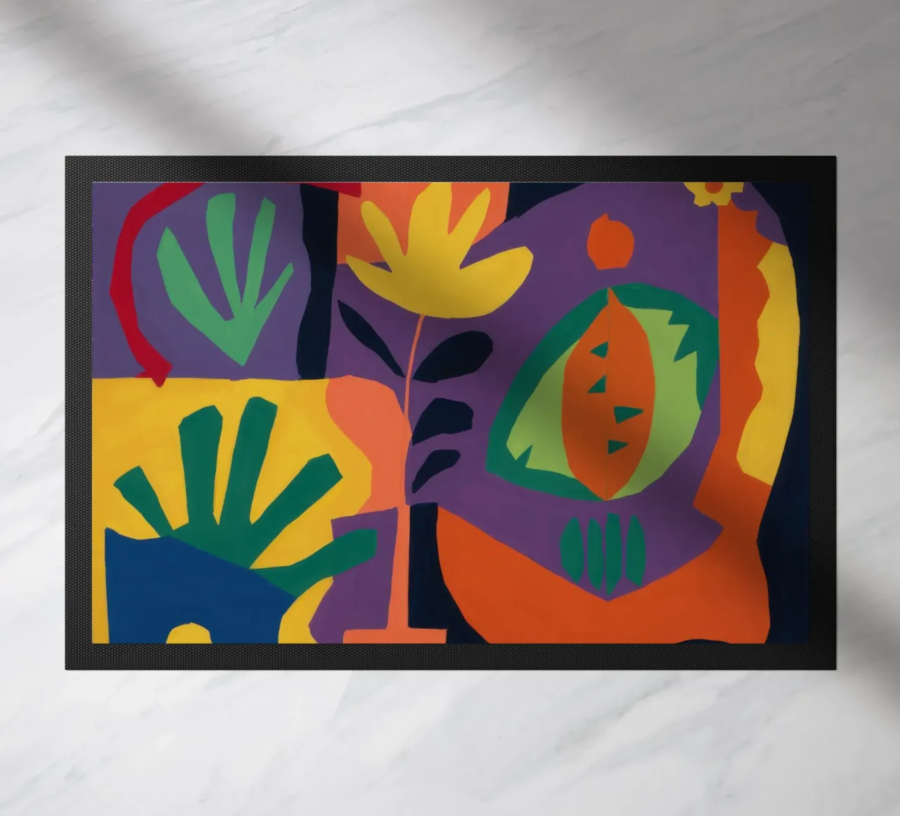 Cubist's Playful Table doormat by Rain Balance