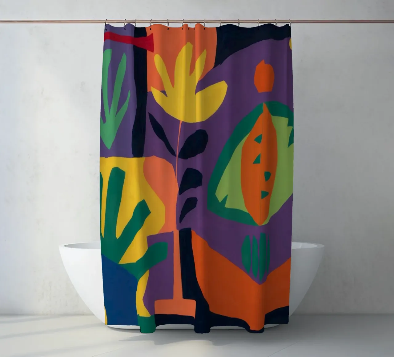 Table ludique du cubiste rideau de douche de Rain Balance