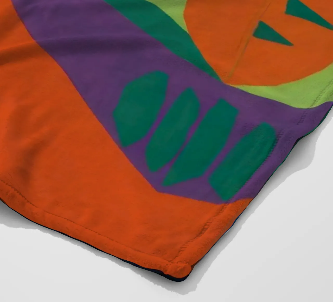 Cubist's Playful Table fleece blanket by Rain Balance