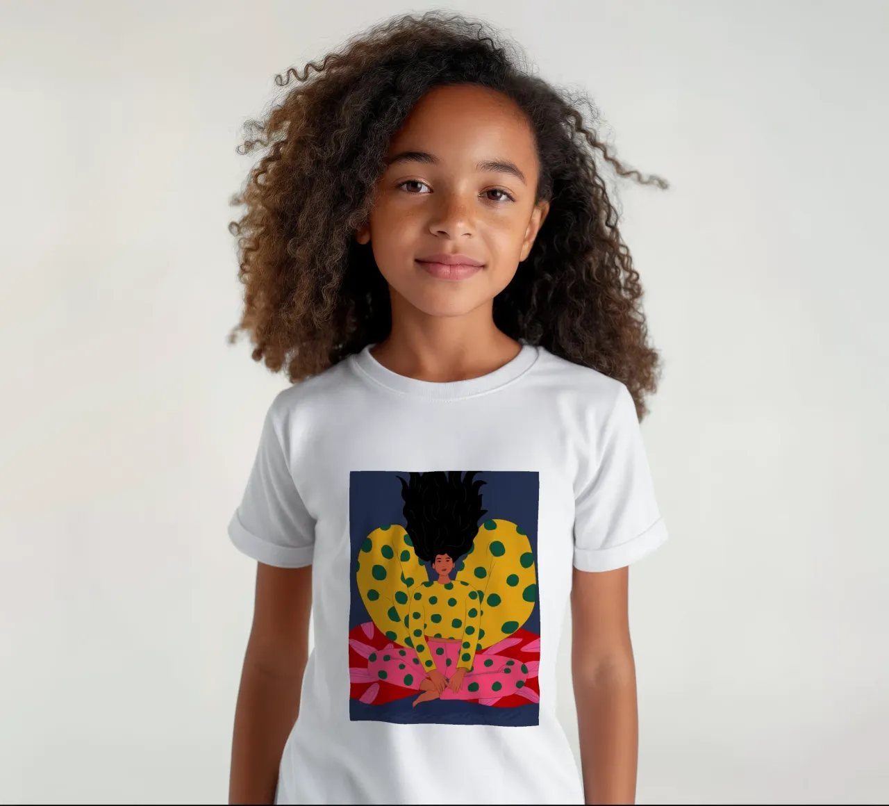 Vibrant Polka Dot Soul kids t-shirt by Giant Foxs