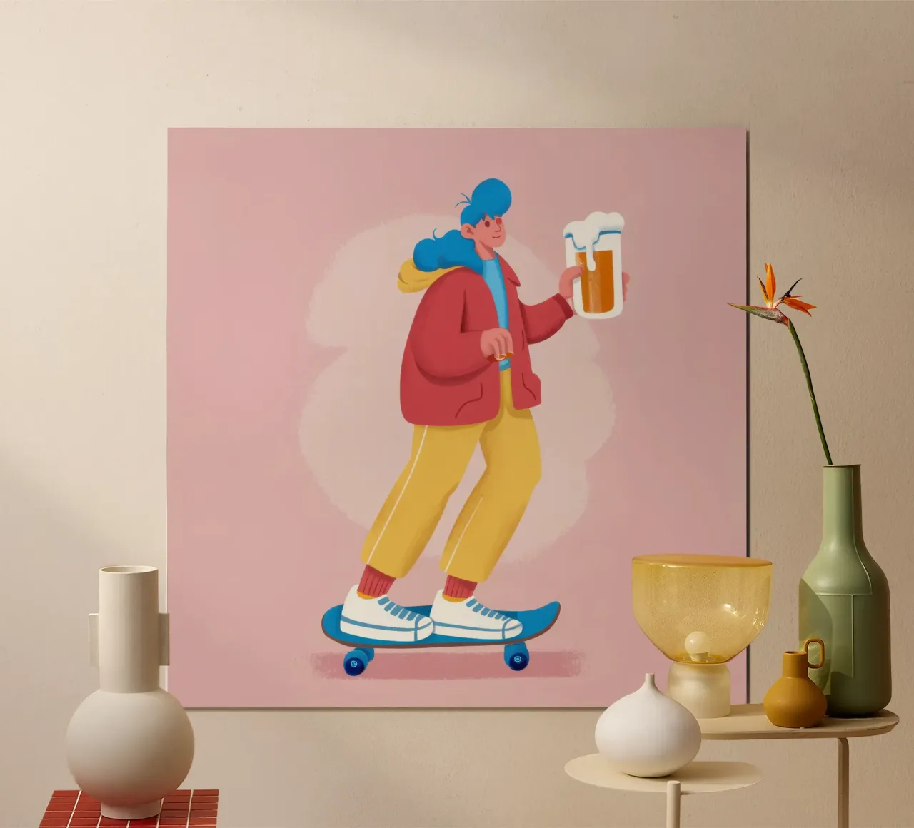 La ricompensa per gli skater poster da Ink Pulse