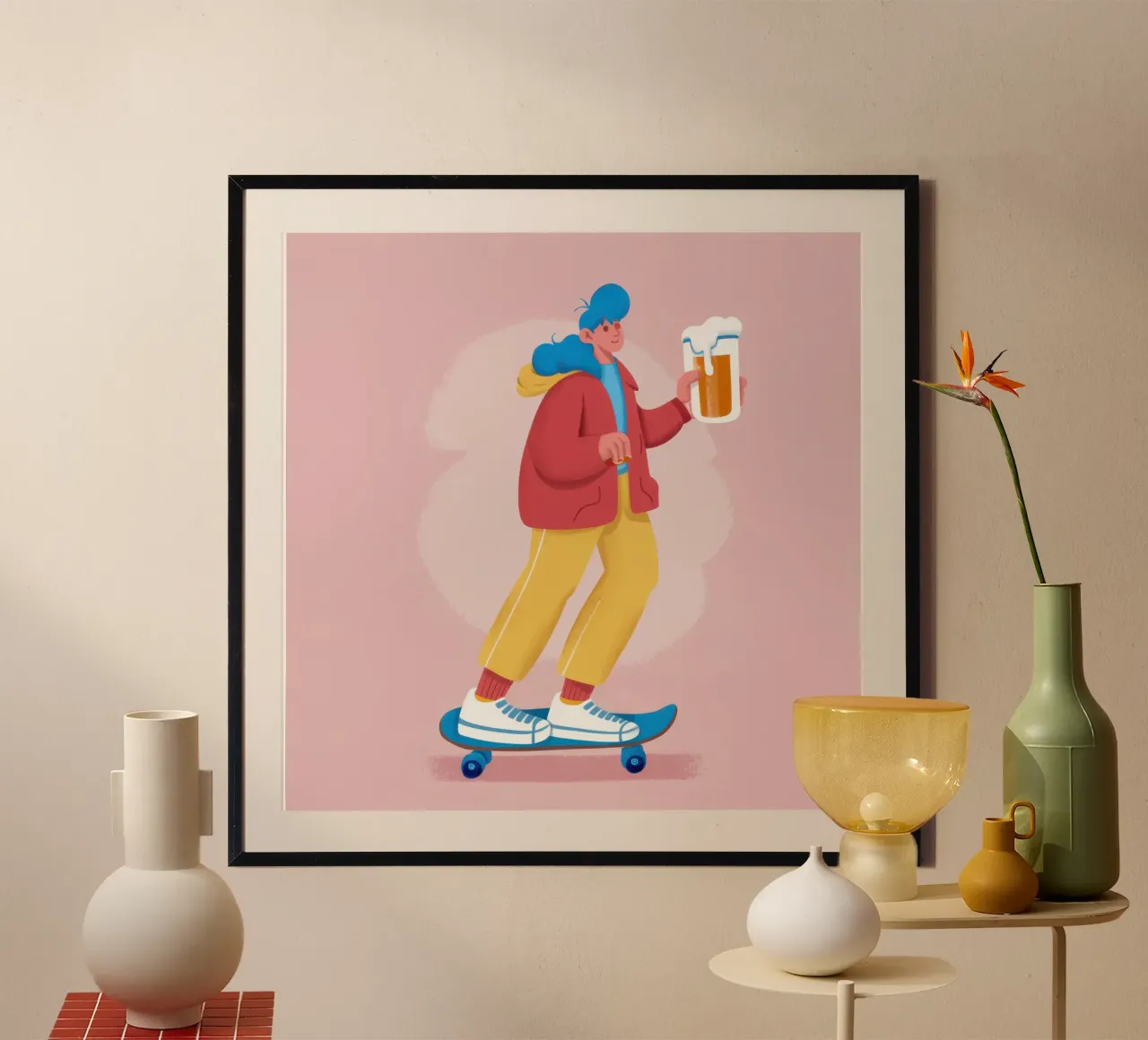 La ricompensa per gli skater poster da Ink Pulse