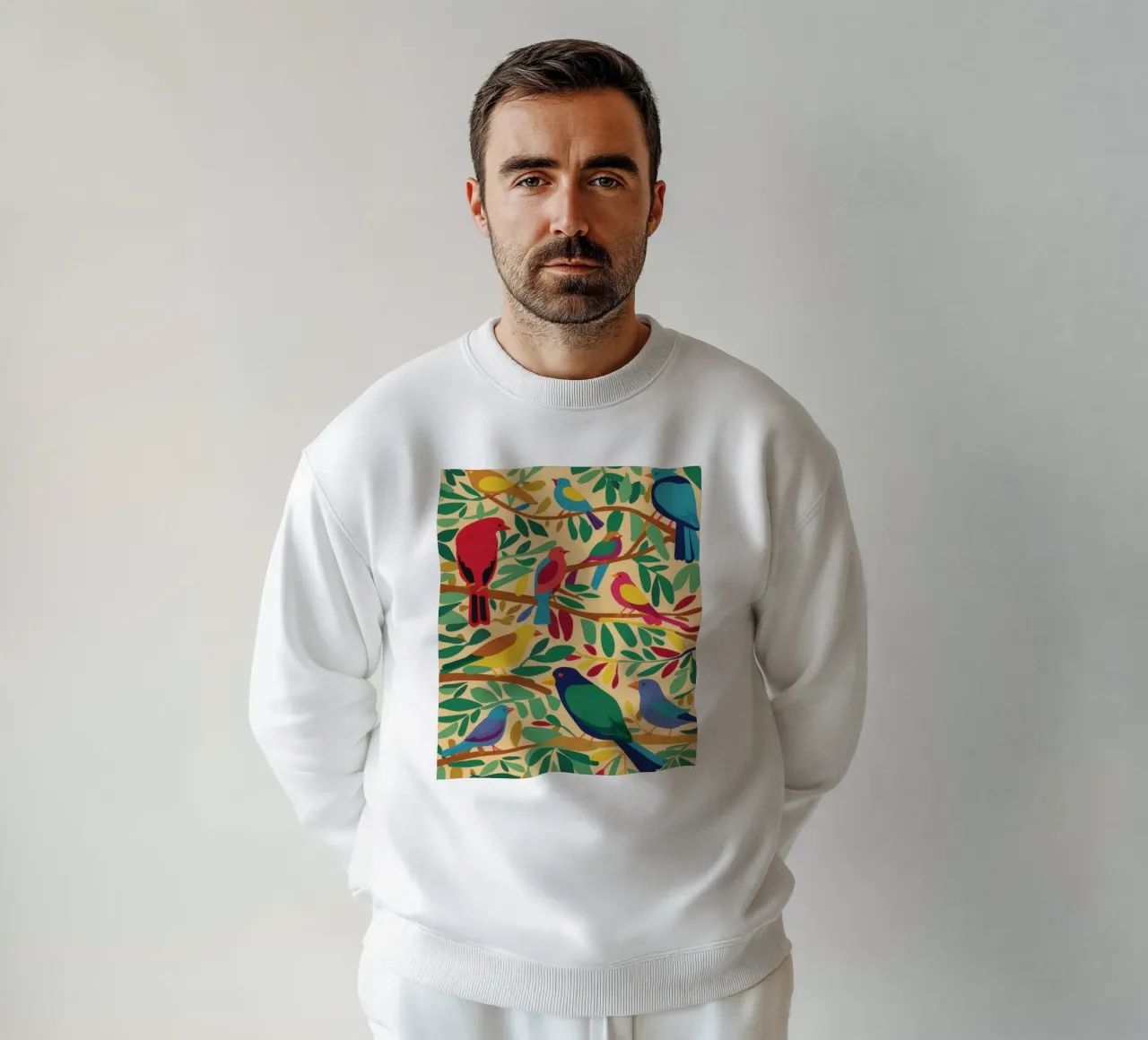 Voliera tra i rami felpa da Ink Pulse