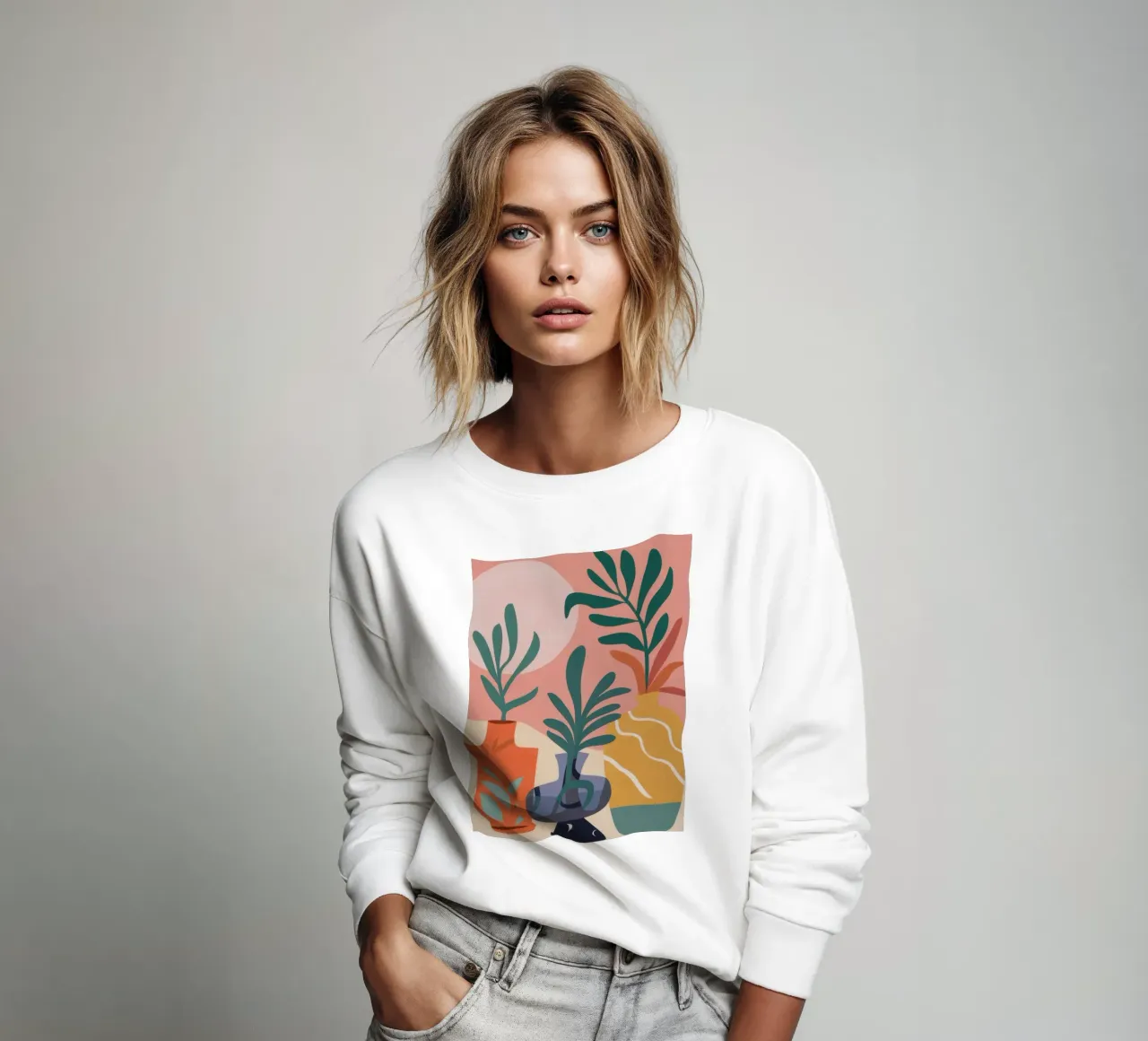 Natura morta botanica Boho felpa da Flock Reverie
