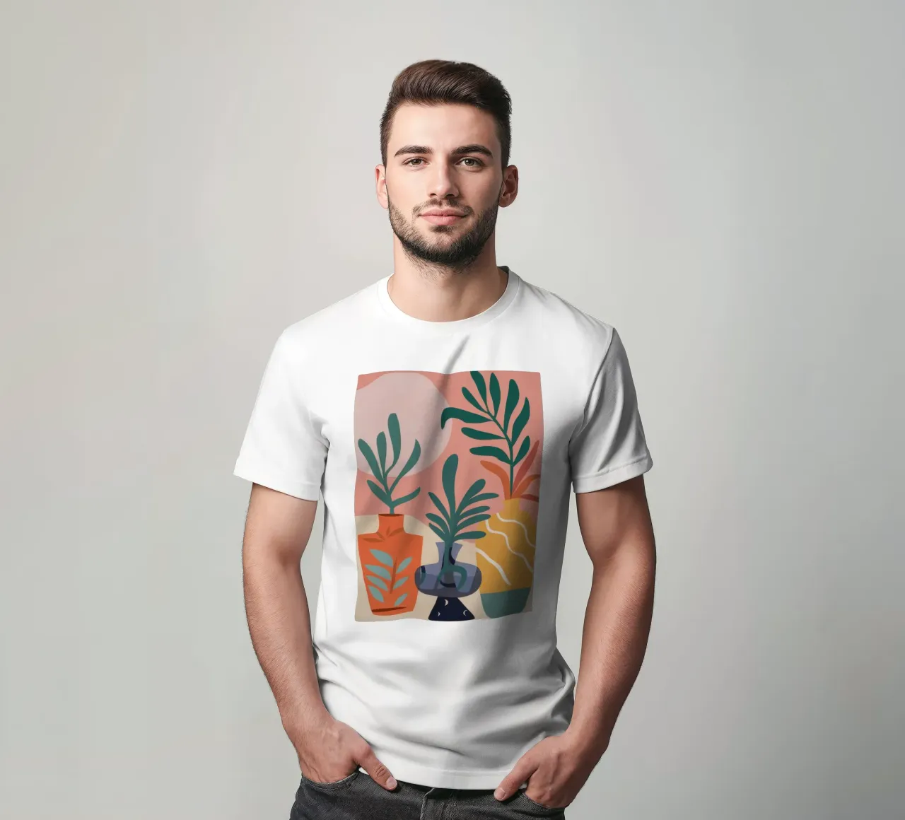 Bodegón Botánico Boho camiseta de Flock Reverie