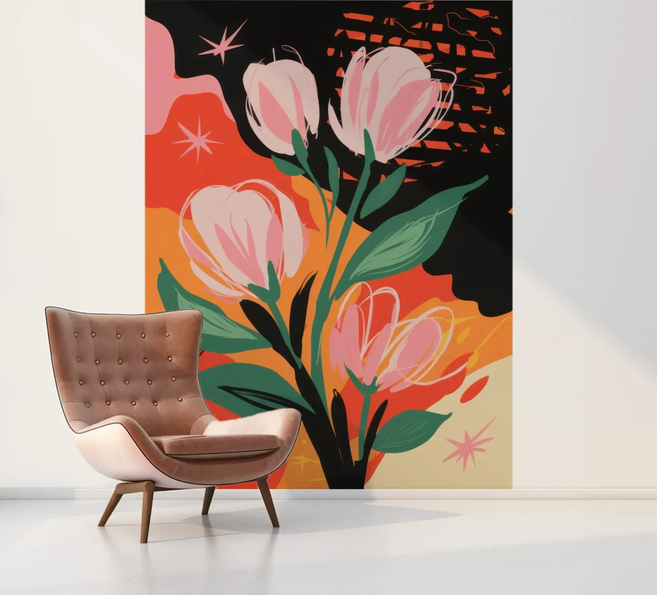 Dusk's Gentle Blossoms photo wallpaper by Rain Balance