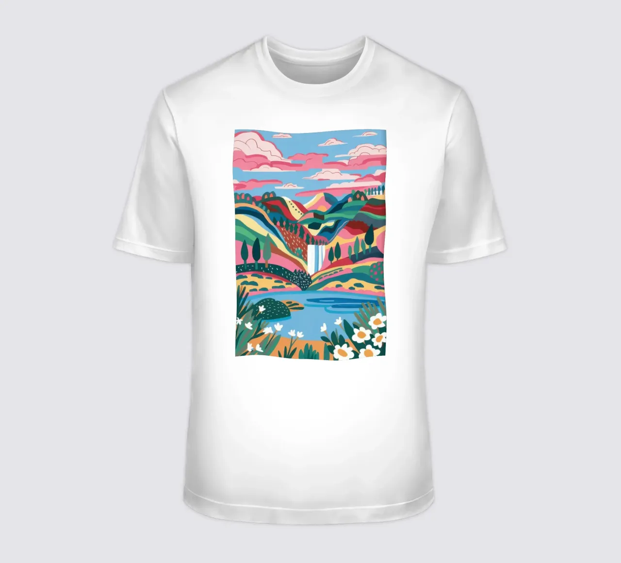 Cascate nascoste dall'arcobaleno t-shirt da Dream Gesso